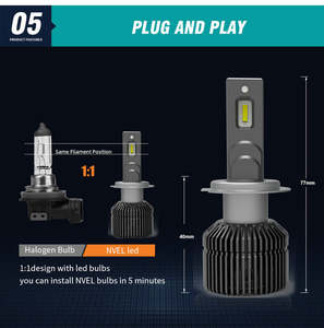 Faros Delanteros LED de Alta Gama para Automóviles, Repuestos para Ford F150 <span class=keywords><strong>2005</strong></span>, F250 2000, VW <span class=keywords><strong>Polo</strong></span> - Product Image 2