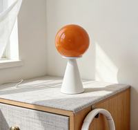 Lámpara de Mesa LED Eléctrica Vintage Multicolor, Moderna y Ecológica, para Dormitorio, Mesita de Noche, Luz Nocturna Acogedora, Estilo INS para el Hogar