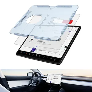 Amazon Hot Selling 9H 0.3Mm Auto Navigatie Ag Mat Gehard Glas Screen Protector Covers Voor Tesla Model 3 Y X S Touch Panel