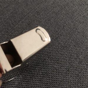 Stainless Steel Metal Whistle AB 3 Aluminum Alloy Sports Referee Whistle With Plastic Tray Packaging - Product Image 4