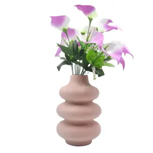 Ceramic Vase Porcelain Vases Minimalistic Nordic Ceramic Hot Sale Table Decorative Clay Pottery Flower Modern Art Decor Decal