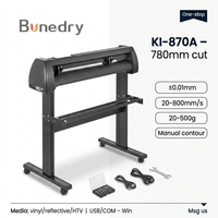 Machine de découpe de vinyle KI-870A avec logiciel ARTCUT Signmaster pour la création de stickers, de décalcomanies et de signalétique