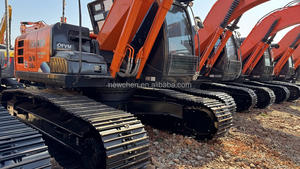 Excavadora Hitachi de 21 toneladas con bajas horas de trabajo usadas, motor Komatsu Original certificado por CE/EPA, caja de cambios con bomba controlada por PLC - Product Image 2