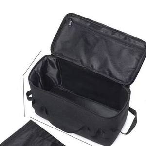 Sac de rangement portable d'extérieur en tissu Oxford, grande capacité, organisateur d'outils pour pique-nique et camping, vert militaire, pliable et léger - Product Image 3