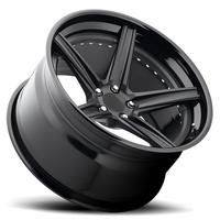 Jantes à 5 branches profondes noir mat brillant 18 19 20 21 22 5x114.3 5x120 5x112 pour Corvette M2 GT-R