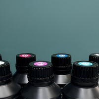 Tinta LED-UV untuk Printer Epson 500ML Tinta Cetak Inkjet Kompatibel Light Magenta Light Cyan