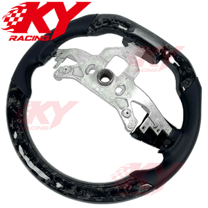 Volant de course en fibre de carbone forgé sur mesure pour Chevrolet Corvette C6 C7 C8, Camaro, Malibu, Silverado, Cruze - Product Image 3