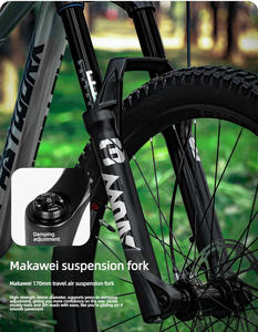 Bicicletta da Montagna FASTWORK B2 con Sospensione Posteriore Morbida, 11-12 Velocità, Lega di Alluminio, Freni Idraulici a Quattro Pistoni - Product Image 2