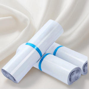 Самоклеящиеся белые пластиковые почтовые пакеты для экспресс-доставки с логотипом для упаковки одежды - Product Image 2