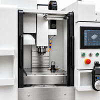 VMC-215 Petite fraiseuse CNC domestique légère, mini centre d'usinage vertical à trois axes de bureau, multifonctionnel