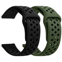 Bracelet de montre en silicone de 22 mm pour montre connectée / montre universelle