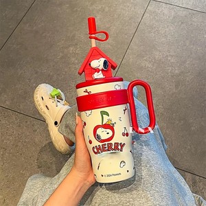 กระติกน้ำร้อนรูปตุ๊กตาใหม่ แก้วน้ำสแตนเลส 316 ดีไซน์สร้างสรรค์ แก้วน้ำแข็งแบบพกพา มีหูหิ้ว สำหรับกิจกรรมกลางแจ้งและกีฬา - Product Image 4