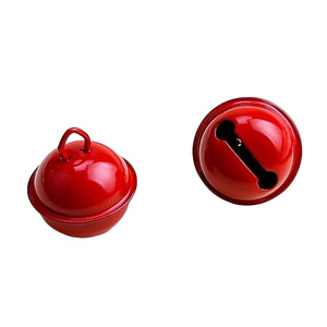 Colorful Metal Bells 14mm-22mm Round Keychain Pendant DIY <b>Accessories</b> Handmade Decorations - Product Image 2
