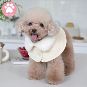 शरद ऋतु और सर्दियों के प्यारे पालतू कपड़े कपास शॉल और बिल्लियों कुत्तों के लिए केई प्रिंट पैटर्न - Product Image 1