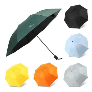 Chinese factory supplier good price,straight umbrella with plastic curved handle/