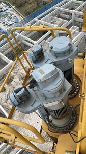 رافعة برجية للبناء بحمولة 10 أطنان، رافعة برجية مستعملة ذات ذراع دوار علوي طراز XGT6515-10، رافعة برجية ذات قمة مسطحة - Product Image 6