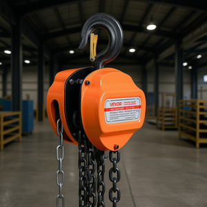 Polipasto Manual Vevor de 3 Toneladas, Altura de Elevación de 20 m, Funcionamiento Manual, Bloque de Cadena de Acero Naranja para Uso Industrial - Product Image 2