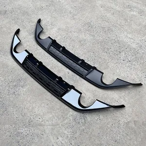 Spoiler de pare-chocs arrière, diffuseur, kit carrosserie pour Golf MK7 MK7.5 GTD GTE TSI TDI R-Line (non compatible avec la version R) 2013 à 2019 - Product Image 3