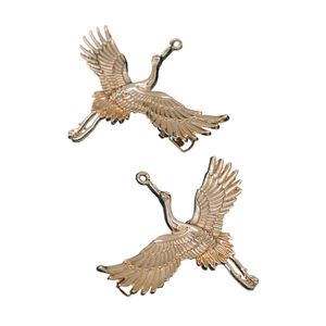 Qixian aleación electroforética preservación del color nueva grúa voladora china para clip antiguo Hanfu Qipao Senior sense Hada cr - Product Image 1