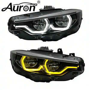 Faros Delanteros LED de Alta Calidad, Nuevos, 6000K, 36W, 12V, Personalizables, para F32/F36/F80/F82 Serie 4 M3/M4, DRL Amarillo/Ámbar/Rojo, Retrofit - Product Image 1