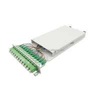 Subrack 3U ODF vide avec capacité de cassette MPO de 12 pièces Construction en acier laminé à froid pour les systèmes de câbles de centres de données