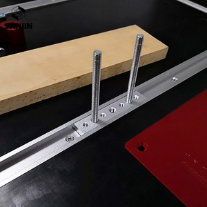 Barra di Guida per Sega da Tavolo, Asta di Misurazione, Binario a T con Vite M6/M8T, Supporto in Lega di <span class=keywords><strong>Alluminio</strong></span> per Lavorazione del Legno e Fresatura - Product Image 2