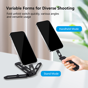 Chất Lượng Cao Hợp Kim Nhôm Điện Thoại Di Động Từ Bàn Đứng New Xu Hướng Mini Có Thể Gập Lại Máy Tính Để Bàn Điện Thoại Chủ - Product Image 3