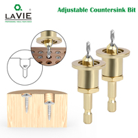 LAVIE 1pc Hex Shank HSS Fraise à bois pour le travail du bois Fraise Extracteur de vis Remon Demolition-C CH339E