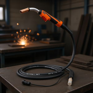 Pistola de Soldadura MIG de 250 Amperios con Cable de 15 Pies para Alambre de 0.030, 0.035 y 0.045, para Reparación y Fabricación de Metal - Product Image 2