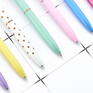 Penna a sfera a cuore penna a sfera regalo promozionale penna creativa con corpo in metallo dorato con personalizzazione - Product Image 3