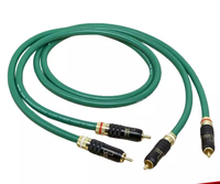 Câble coaxial RCA OCC argenté pour amplificateurs de puissance Hi-Fi, son mâle vers mâle, pour voiture, ordinateur, lecteur DVD - Longueurs 1m 1,5m 2m 3m