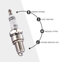 Bougie d'allumage GOOFIT F5TC de remplacement pour ATV 50cc 70cc 90cc 110cc 150cc, cyclomoteur, scooter, karting, pocket bike