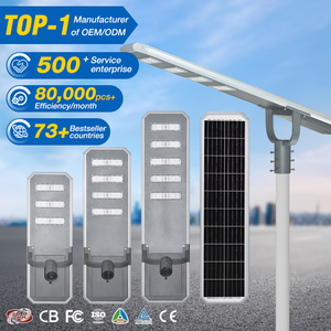 Nhà Máy bán hàng trực tiếp năng lượng mặt trời đèn chết đúc nhôm 40W 60W 80W 100W 120W tích hợp tất cả trong một Đèn LED năng lượng mặt trời - Product Image 1