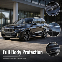 Film de protection de peinture TPU PPF ultra transparent, auto-réparateur instantané, anti-rayures, anti-jaunissement, anti-UV, film isolant thermique pour voiture