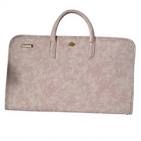 Étui pour ordinateur portable en cuir respirant et imperméable, couleurs mélangées tendance, pour sac à main - Utilisation quotidienne, protection au bureau et au travail