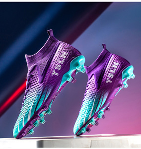Nouvelles chaussures <span class=keywords><strong>de</strong></span> football, chaussures <span class=keywords><strong>de</strong></span> sport, chaussures hautes, crampons AG, antidérapantes, confortables, grande taille, chaussures <span class=keywords><strong>de</strong></span> football à longs crampons pour terrain en herbe - Product Image 4