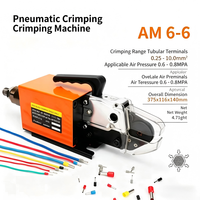 Pneumatische Crimpmaschine AM6-6 für Rohrverbinder 0,25-10mm, Industrielle Drahtcrimper OEM TAIYUE mit 1,5T Ausgangsdruck