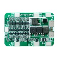 Carte de protection PCB BMS 6S 12A de haute qualité pour batterie Li-ion NCM 18650, chargeur de batterie au lithium pour module de cellule Lipo de moteur de perceuse