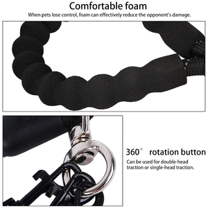 Laisse pour chiens en polytérylène, multi-têtes, double tête, détachable, pour la promenade, avec système de traction 'One Pull Three' et 'One Pull Two' - Product Image 5