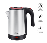 Samovar Exports Bouilloire électrique en acier inoxydable 1,7 L Conception sans fil Pièces de rechange gratuites avec prix pour un usage domestique