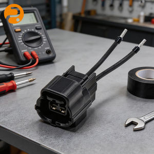 맞춤형 길이 2핀 방수 자동차 배선 하네스(차량 조명 및 산업용 센서용 잠금 커넥터 포함) - Product Image 4