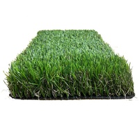 AVG tanaman bunga palsu rumput sintetis, rumput buatan taman warna alami 4 warna untuk area dalam dan luar ruangan