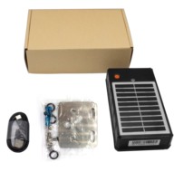 Traceur GPS solaire étanche IP67 GSM GPRS Réseau 4G GLONASS pour automobile, anti-poussière, avec application Android et localisation sans fil LBS pour PC