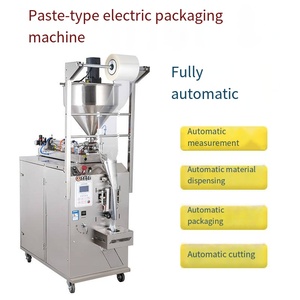 Máquina de llenado de pasta líquida y crema para tomate, pimiento y mantequilla de cacahuete, máquina de sellado cuantitativo, máquina de envasado automática - Product Image 2