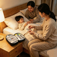 Pochette de rangement personnalisable, résistante à l'eau et aux chocs, pour les soins médicaux à domicile et en extérieur, étui en EVA