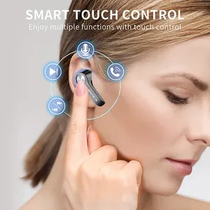 2023 orijinal IPX4 ter geçirmez kulaklıklar kulak kablosuz stereo tws kulaklık ile uyumlu cep telefonu siyah