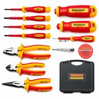 Ensemble d'outils isolés 1000V robustes avec mallette de transport, livraison rapide, personnalisation OEM/ODM