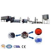 Machine de granulation automatique pour la fabrication de granulés de plastique PP PE HDPE LDPE LLDPE, machine de recyclage