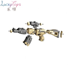 Kit <span class=keywords><strong>di</strong></span> Montaggio Fai-da-Te per Pistola Elettrica Giocattolo con Luci e Suoni, Gioco all'Aperto per Bambini, Pistole Giocattolo in Plastica a Batteria per Ragazzi - Product Image 4