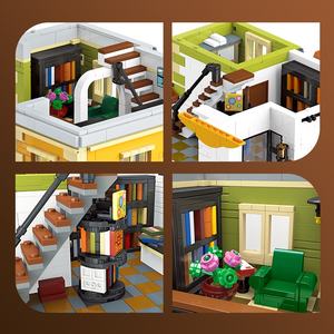 Jie Star 1:8, juego de bloques de construcción ABS, recién llegado, juguetes de construcción, montaje DIY, pieza pequeña, modelo de librería al revés 89130 - Product Image 5